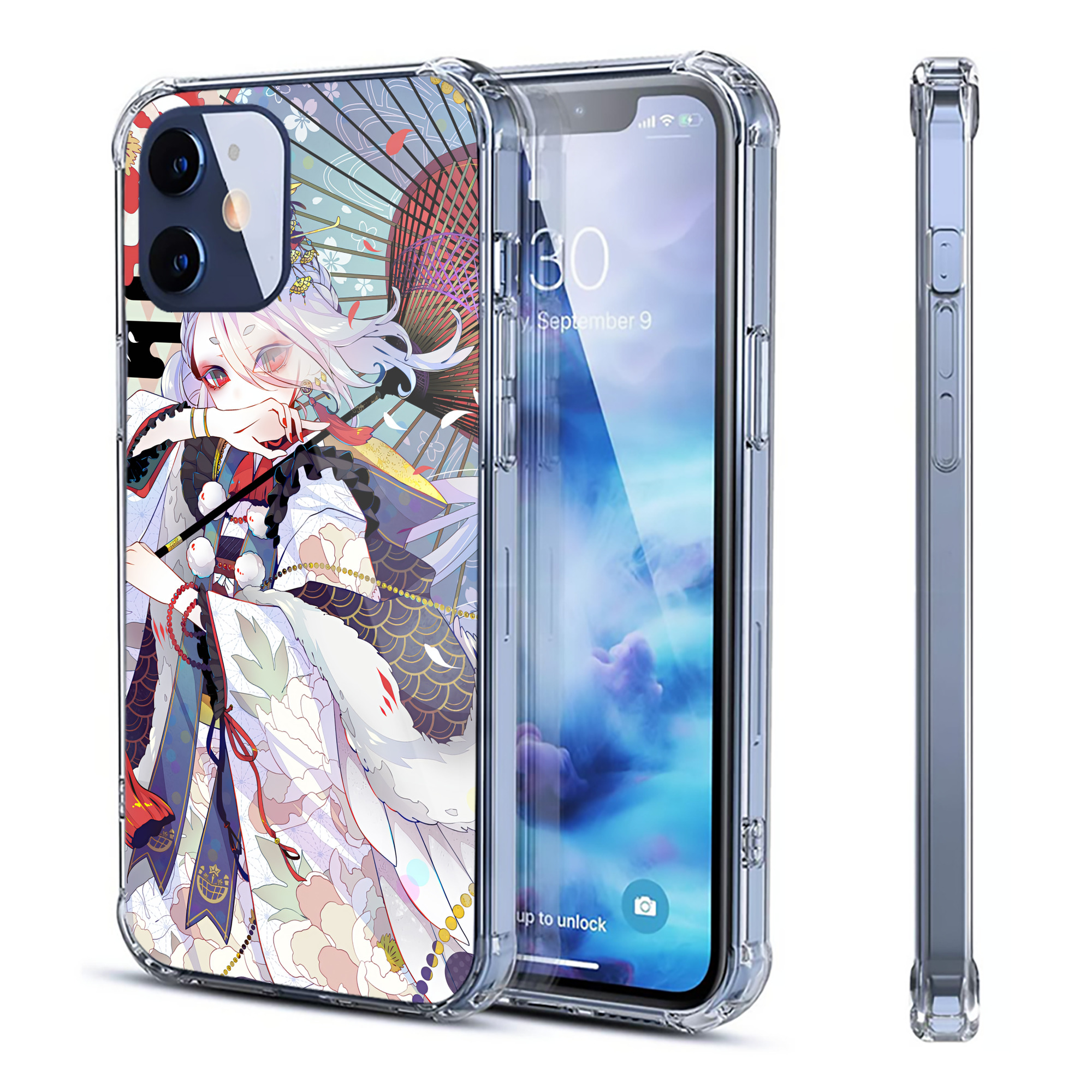 （画像用） 刀剣乱舞 Touken Ranbu 【iPhone 12シリーズ対応】透明スマホケース（クリアソフトケース）